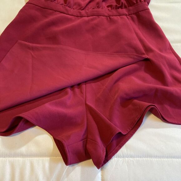 Stylestalker Hailey Romper Shorts Size Small S halter neck with pockets Pink - Picture 8 of 13